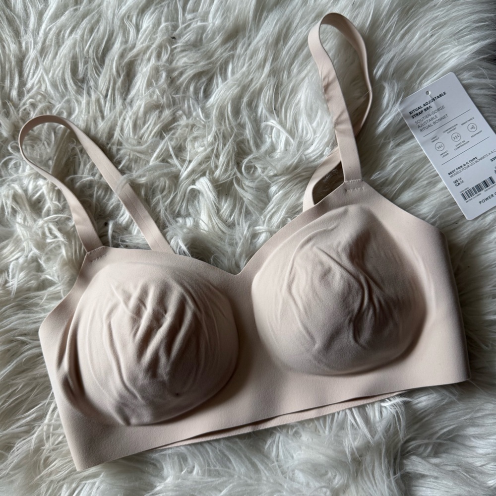 Athleta Women's Cream Convertible Bra